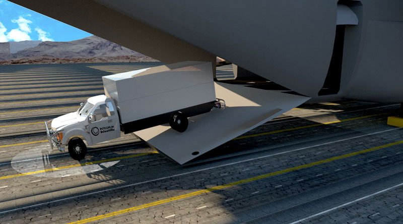 MobileLab - pneumatic roof to fit cargo planes